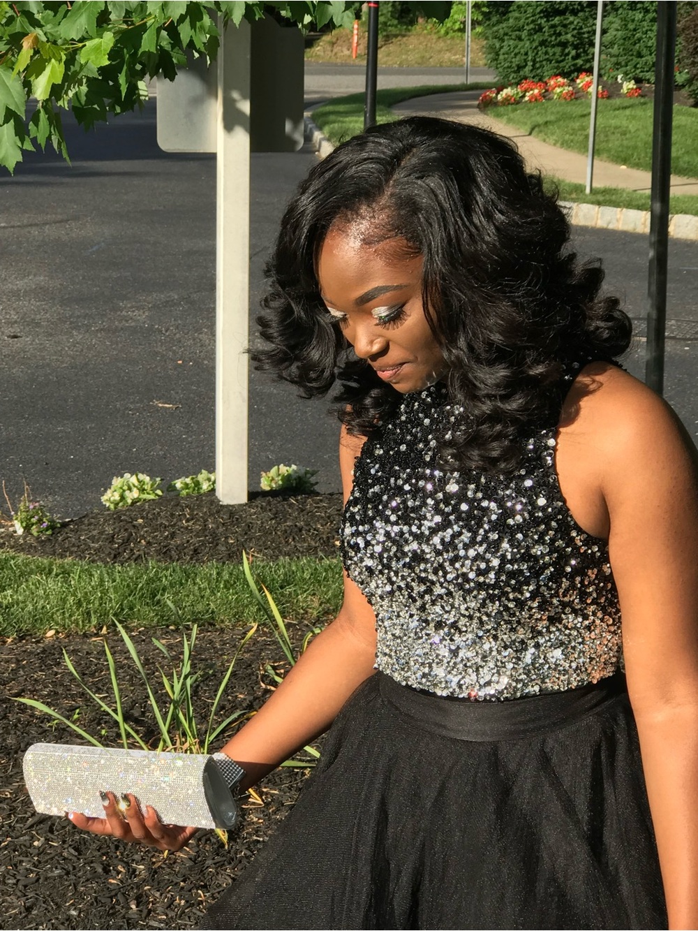 It’s that time of year…Black Sequin & Tulle Party Dress - Picture 3 of 3